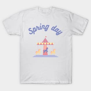 BTS Spring Day carousel T-Shirt